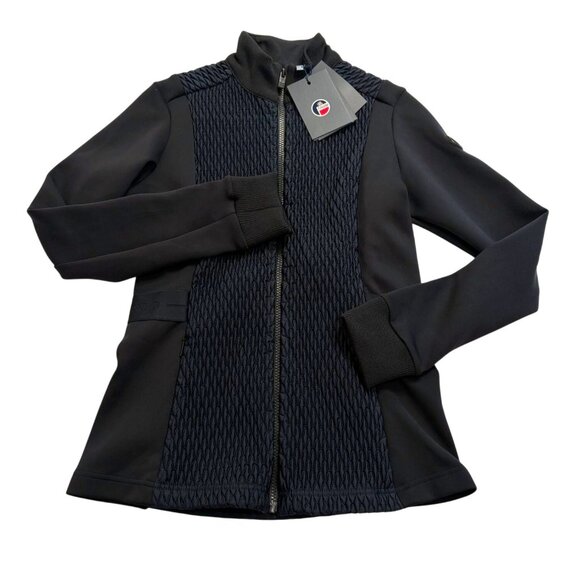 Fusalp Meryl Quilted Ski Jacket in Black/Navy - Picture 1 of 6